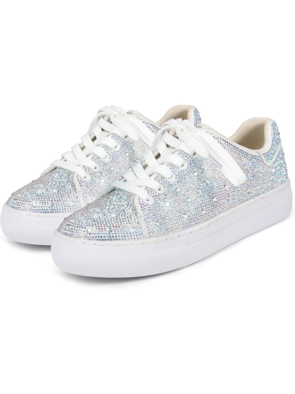 Sparkly Rhinestone Sneakers for Women | Casual Sequined Shoes, Trendy & Stylish